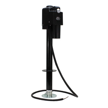 QUICK PRODUCTS Quick Products JQ-3500B Power A-Frame Electric Tongue Jack - 3,650 lbs. Lift Capacity, Black JQ-3500B